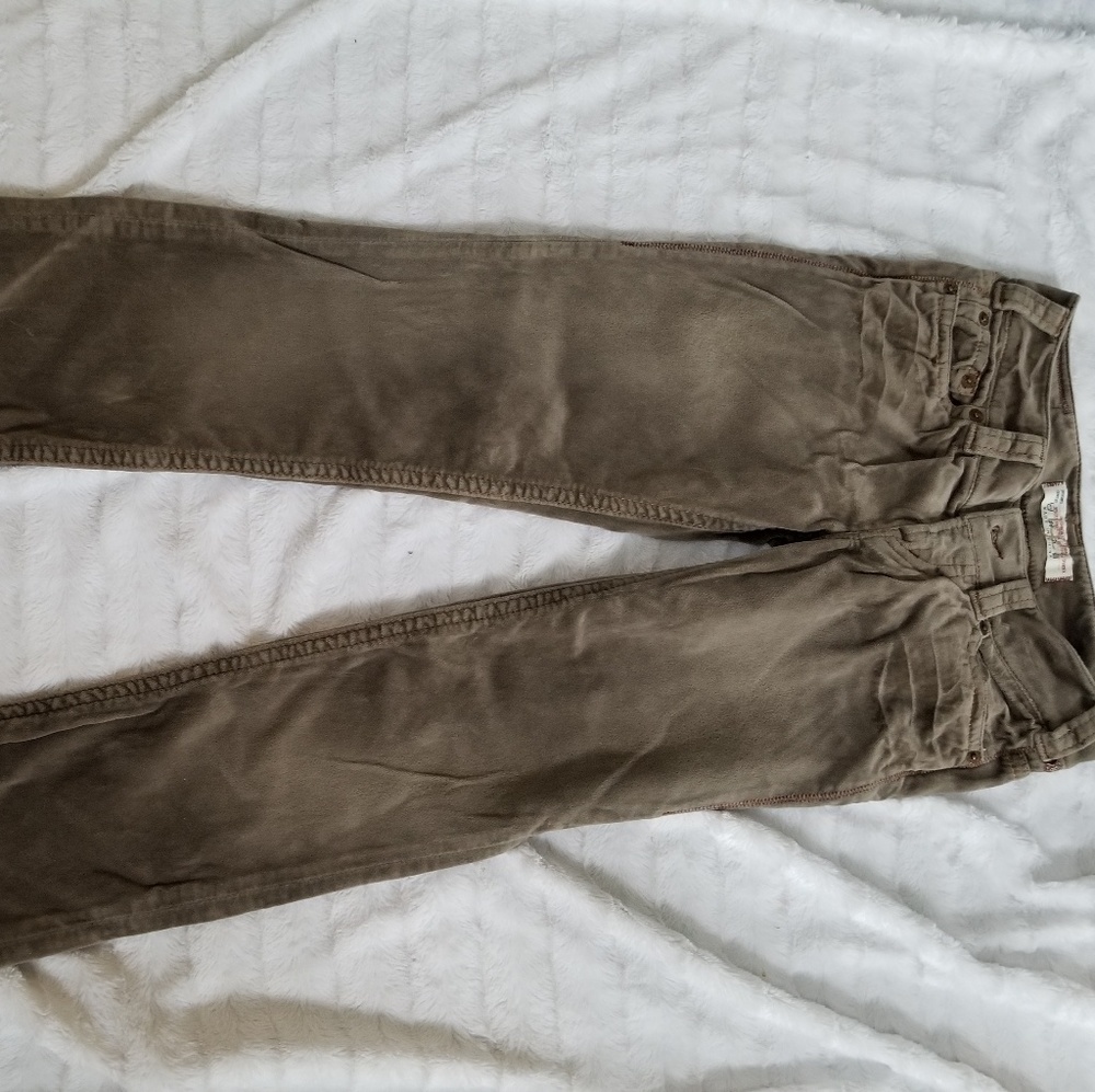 Womens brown casual pants